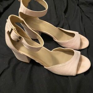 Dream Pairs Women's Pink Block Heel Sandals